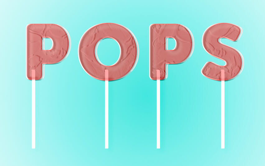 Lollipop Font Effect