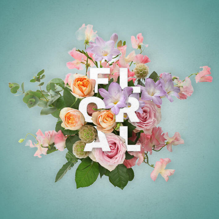 Floral Word Art